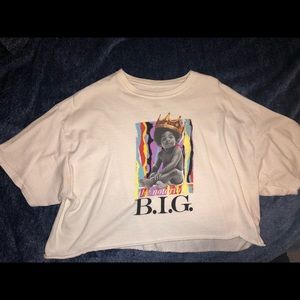 The Notorious BIG crop top